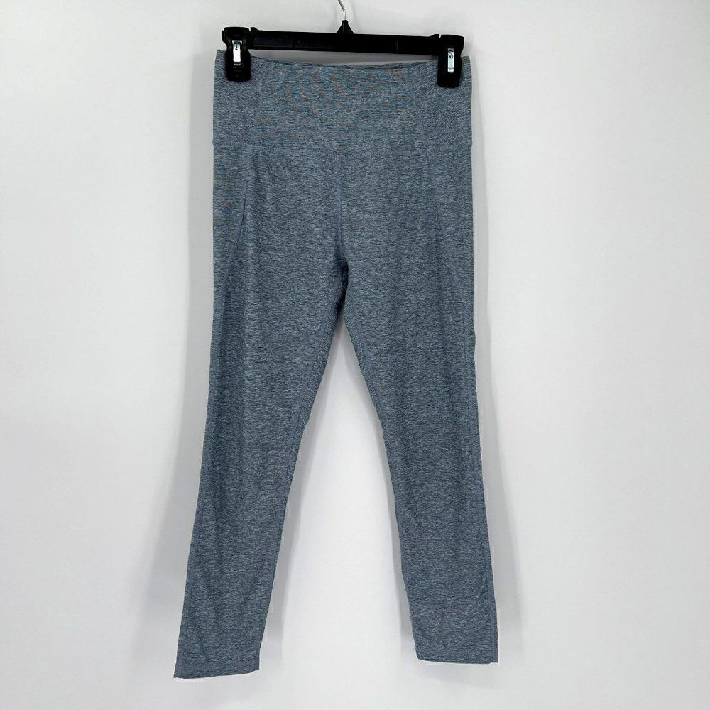 ‎Varley Athletic Yoga Performance Leggings 7/8 Length Blue Gray Women XS